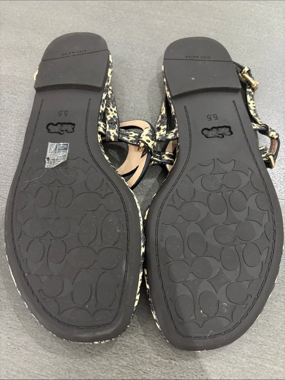 NWOT Coach Jeri Sandal